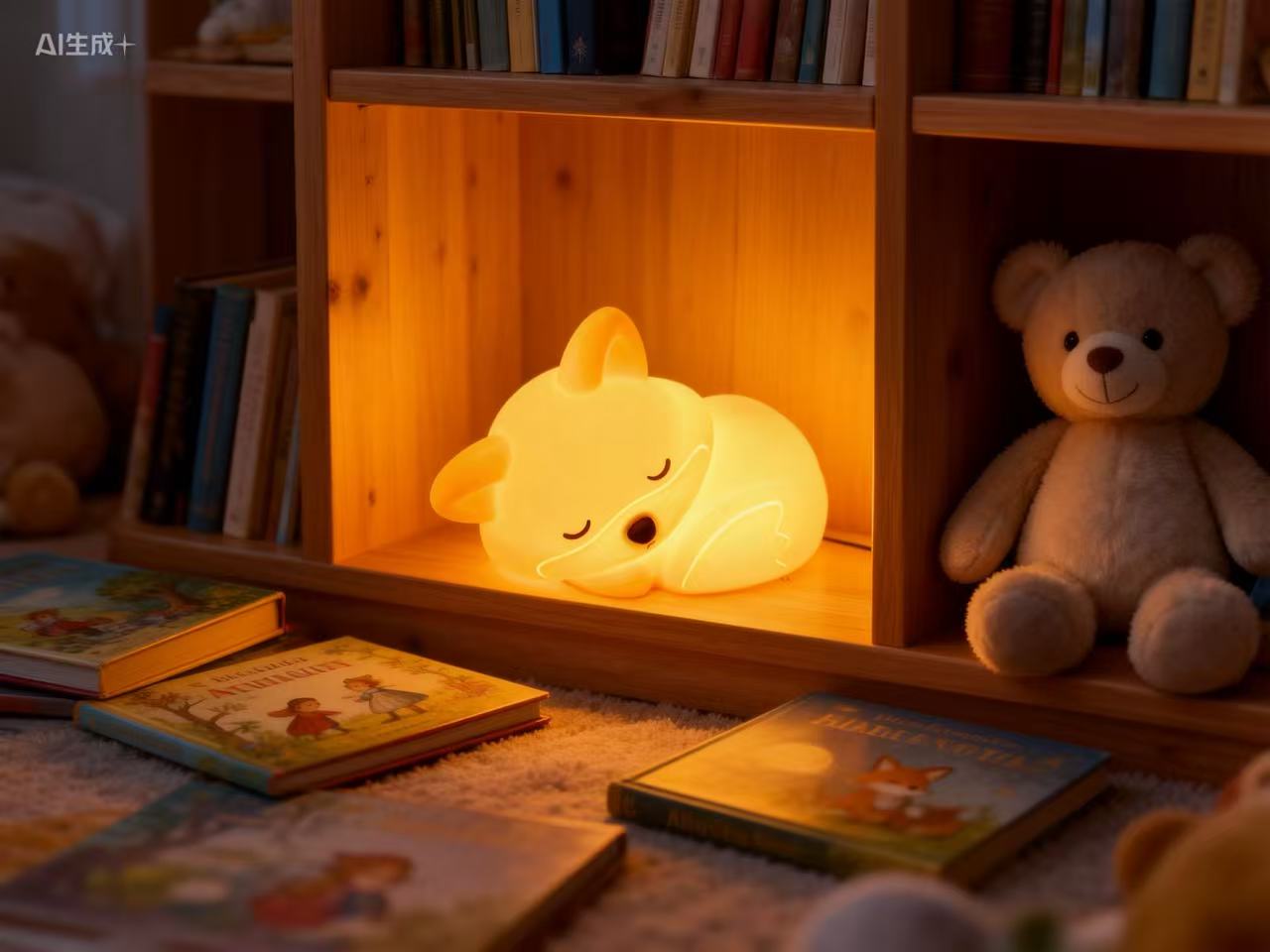 Tap-Control Rechargeable Bedside Atmosphere Night Light, Soft Touch Feel 🌙✨🛏️