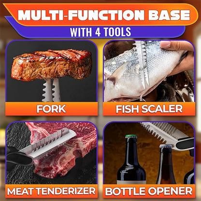 ✂️ Clearance Sale 🧹 Kitchen Shears with Built-in Board | Chop & Pour Directly Into Bowls 🥗✨