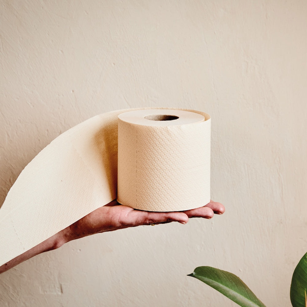 BROWNXUAIMEIDERETAIL®---Unbleached Bamboo Toilet Paper-----24 Rolls