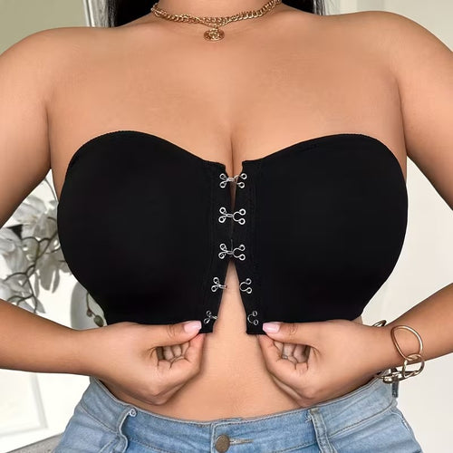 Sexy Strapless Seamless Bandeau Bra with Ant-Grip Closure 💖✨