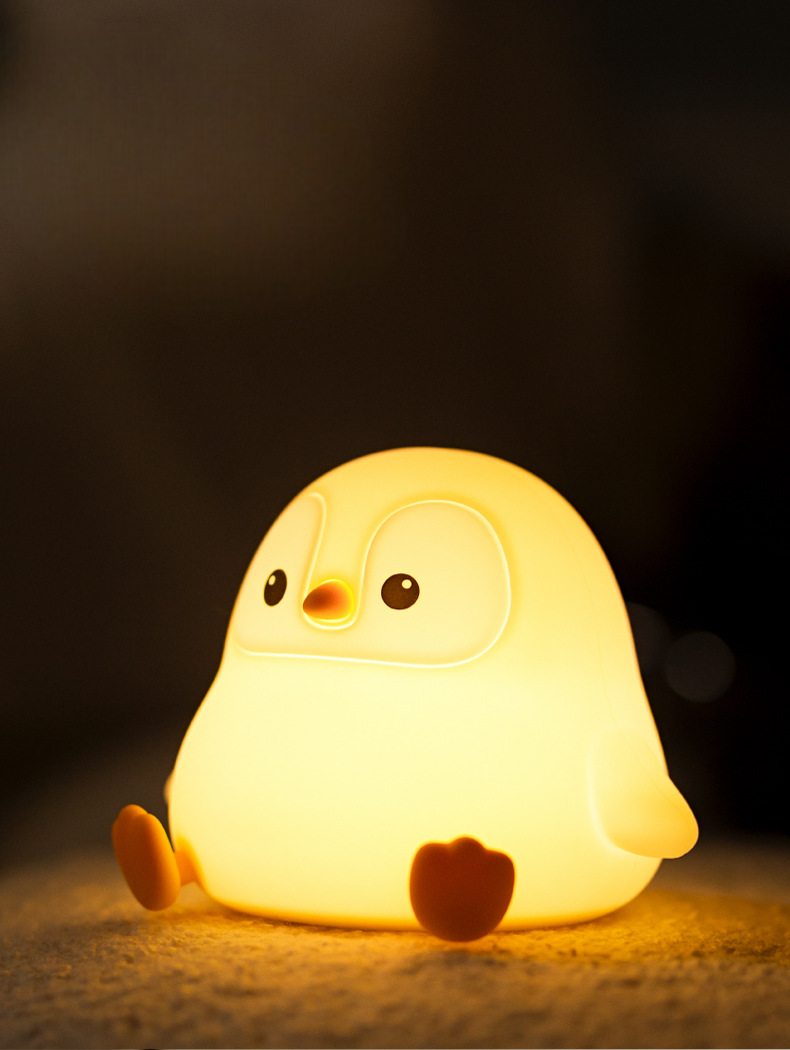 Tap-Control Rechargeable Bedside Atmosphere Night Light, Soft Touch Feel 🌙✨🛏️