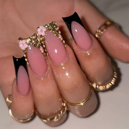 Bow Rhinestone Press-On Nails 💅✨ Over 50% OFF — Limited-Time Flash Sale! ⏰💎