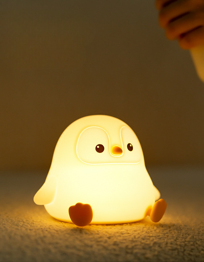 Tap-Control Rechargeable Bedside Atmosphere Night Light, Soft Touch Feel 🌙✨🛏️