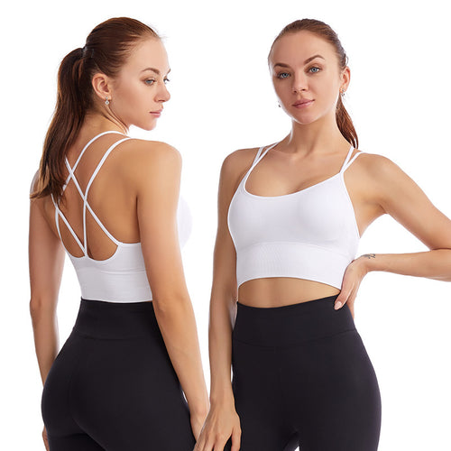 Wireless Sports Bra Vest – Push-Up Yoga & Fitness Support 🏋️‍♀️✨