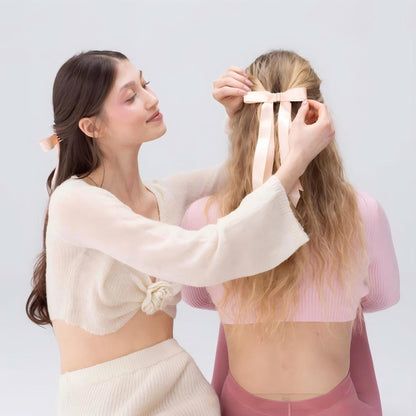 🎀 Metal Bow Magnetic Hair Clip 🎁 Buy 1 Get 2 Free ⏰ Limited-Time Offer