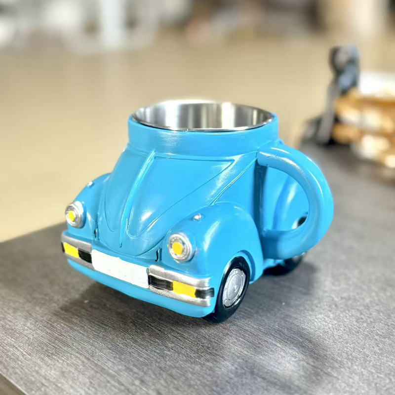 🪲 Beetle-Shaped Coffee Mug – Buy One Get One Free (Random Color Gift!) 🎁✨
