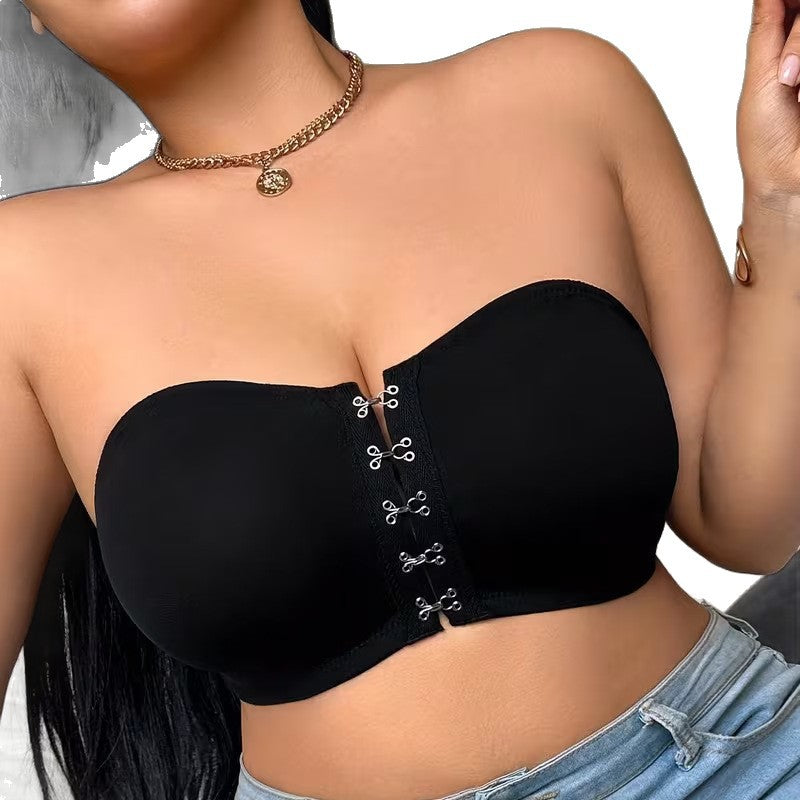 Sexy Strapless Seamless Bandeau Bra with Ant-Grip Closure 💖✨