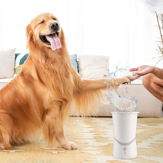 Auto-Rotary Pet Paw Cleaner | 360° Automatic Pet Paw Washer, Gentle & Easy to Use