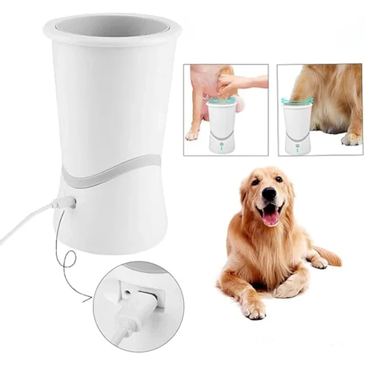 Auto-Rotary Pet Paw Cleaner | 360° Automatic Pet Paw Washer, Gentle & Easy to Use